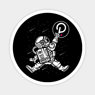 Astronaut Polkadot DOT To The Moon Crypto Token Cryptocurrency Wallet Birthday Gift For Men Women Kids Magnet